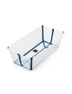 Stokke Wanienka FLEXI BATH X-LARGE transparent BLUE - Wanienki dla dzieci - miniaturka - grafika 1