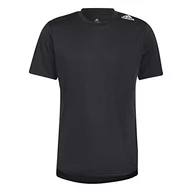 Koszulki męskie - adidas koszulka męska, czarny, M - miniaturka - grafika 1