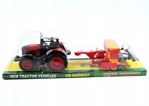 Traktor Z Przyczepą Siewnik Rolniczy Ciągnik Maszyna Różne Kolory - Samochody i pojazdy dla dzieci - miniaturka - grafika 1