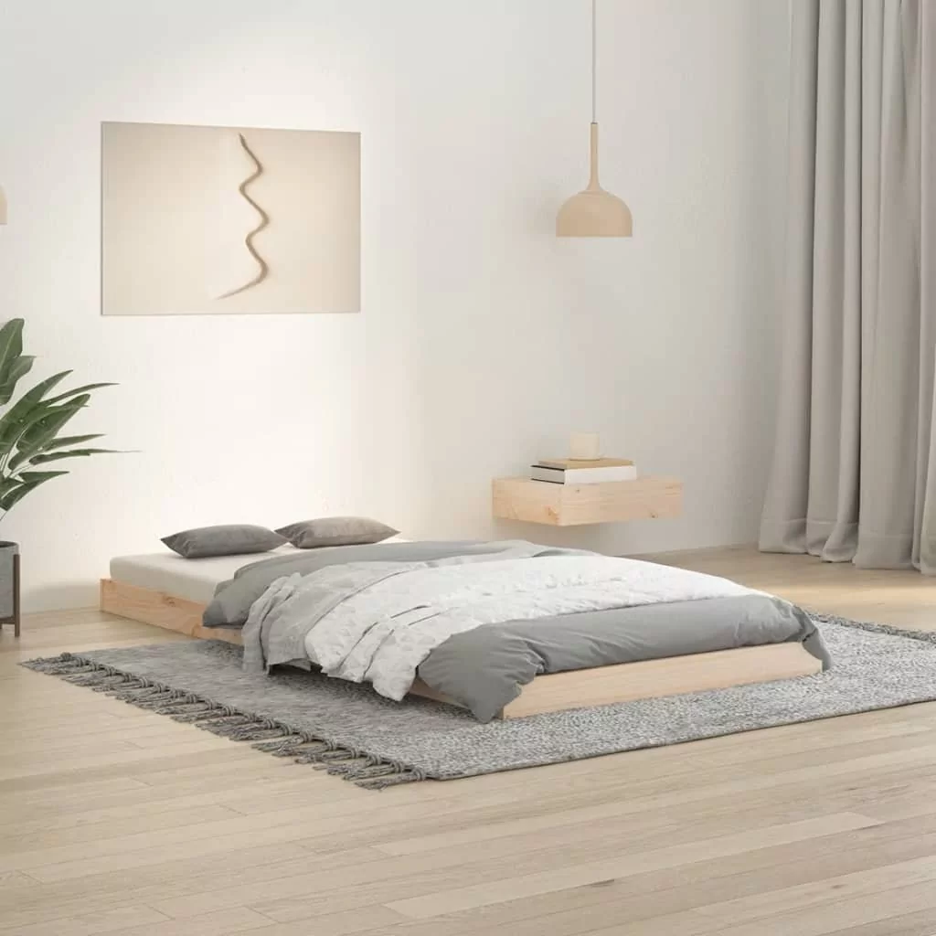 Lumarko Rama łóżka, 90x190 cm, lite drewno sosnowe, pojedyncza