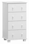 Komody - Komoda sosnowa drewniana nr32 g47 biała - miniaturka - grafika 1