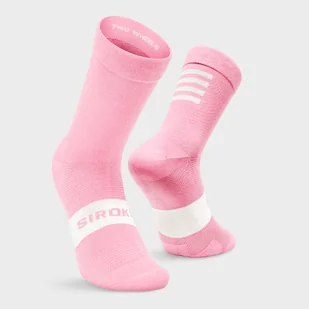 Skarpetki Kolarstwo SIROKO S1 Pink Agnello Cukierkowy Róż Mężczyzna - Skarpetki kolarskie - miniaturka - grafika 1