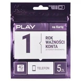 Pakiet startowy PLAY Internet na kartę 1GB - Startery i doładowania - miniaturka - grafika 1