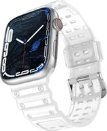 Akcesoria do smartwatchy - Strap Triple Protection pasek Apple Watch SE, 8, 7, 6, 5, 4, 3, 2, 1 (41, 40, 38 mm) opaska bransoleta przezroczysty - miniaturka - grafika 1