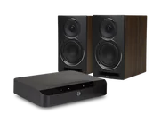 Zestawy stereo - Bluesound POWERNODE EDGE (czarny) + Uni-Fi Reference B6 (czarny) - miniaturka - grafika 1