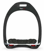 Akcesoria jeździeckie - Flex-on Strzemiona aluminiowe z kolcami - czarny - miniaturka - grafika 1