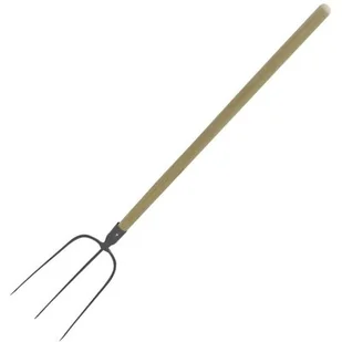Pro 12283 Widły do siana 3-zębne 133 cm, trzonek drewniany 100 cm - Łopaty i widły - miniaturka - grafika 1