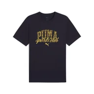 Koszulki sportowe męskie - Męska koszulka PUMA Class z grafiką PUMA New Navy Blue - miniaturka - grafika 1