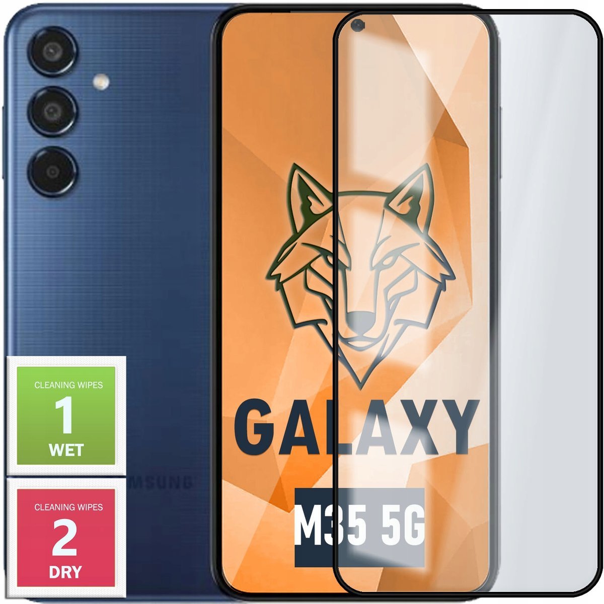 SZKŁO HARTOWANE DO SAMSUNG GALAXY M35 PEŁNE NA CAŁY EKRAN SZKIEŁKO 5D 9H