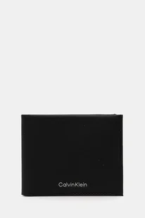 Calvin Klein portfel skórzany męski kolor czarny LV04D1042G - Portfele - miniaturka - grafika 1