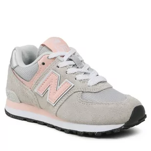 Sneakersy New Balance PC574EVK Szary - Buty dla dziewczynek - miniaturka - grafika 1