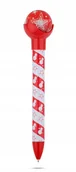 Długopisy - DŁUGOPIS ŚWIĄTECZNY Z KAUCZUKIEM piłeczką ŚWIĘTA - miniaturka - grafika 1