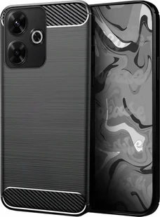 Etui do Xiaomi Redmi 13 4G / 13 5G Czarne, Pancerne, Karbon, Pokrowiec - Etui i futerały do telefonów - miniaturka - grafika 1