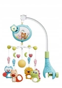 Karuzela Zabawka Wielofunkcyjna Do Montażu Do Łóżeczka Dla Niemowląt