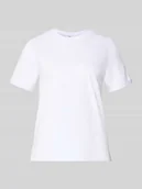 Koszulki i topy damskie - T-shirt o kroju regular fit z czystej bawełny model ‘RIA’ - miniaturka - grafika 1