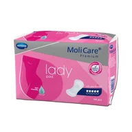 Pieluchy dla dorosłych - Hartmann Paul Wkładki anatomiczne MoliCare Premium Lady Pad x 14 szt 5 kropli - miniaturka - grafika 1
