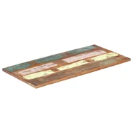 Blaty meblowe i parapety okienne - vidaXL Prostokątny blat stołowy, 60x120 cm, 25-27 mm, drewno z odzysku vidaXL - miniaturka - grafika 1