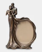 Ramki na zdjęcia - Ramka na Zdjęcie Ślubne z Figurą Zakochanych - miniaturka - grafika 1