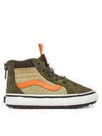 Buty dla chłopców - Vans Sneakersy MTE SK8-Hi Zip VN000D0MKCZ1 Khaki - miniaturka - grafika 1