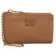 Portfele - Portfel Becci Slg Zip Pouch SWVB87 82340 Cognac (GU486-b) Guess - miniaturka - grafika 1