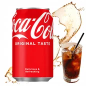 Napoje gazowane - COCA COLA 330ML PUSZKA GRUBA - miniaturka - grafika 1