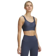 Bielizna sportowa damska - Biustonosz treningowy Under Armour UA Infinity High 2.0 Bra - granatowy - miniaturka - grafika 1
