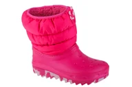 Śniegowce damskie - Crocs Classic Neo Puff Boot Kids 207684-6X0, Dla Dziewczynki, Śniegowce, Różowy - miniaturka - grafika 1