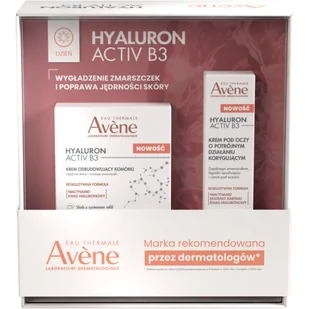Avene zestaw Hyaluron Activ B3: Krem na dzień 50ml + Krem pod oczy 15ml - Zestawy kosmetyków damskich - miniaturka - grafika 1