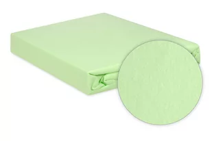 Prześcieradło 120x200 nieprzemakalne jersey jasnozielone Matex - Prześcieradła - miniaturka - grafika 1