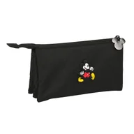 Piórniki - Piórnik Potrójny Mickey Mouse Clubhouse Premium Czarny 22 x 12 x 3 cm - miniaturka - grafika 1
