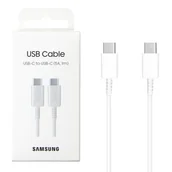 Kable USB - ORYGINALNY KABEL SAMSUNG USB-C - USB-C BIAŁY 1m 60W SZYBKI PRZEWÓD ŁADUJĄCY - miniaturka - grafika 1