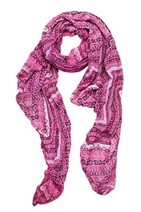 collezione alessandro Szalik zygzak z dodatkiem jedwabiu, wyprodukowano we Włoszech 150 cm x 80 cm, Rosa, jeden rozmiar - Apaszki i szaliki damskie - miniaturka - grafika 1
