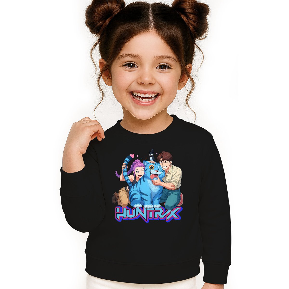 BLUZA DZIECIĘCA KPOP DEMON HUNTERS HUNTRIX 122-128 BAWEŁNIANA JAKOŚĆ