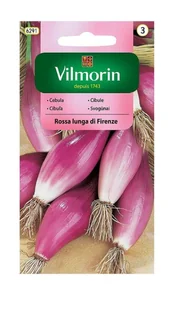 Cebula czerwona podłużna Rossa lunga di Firenze 2 g Vilmorin - Nasiona i cebule - miniaturka - grafika 1