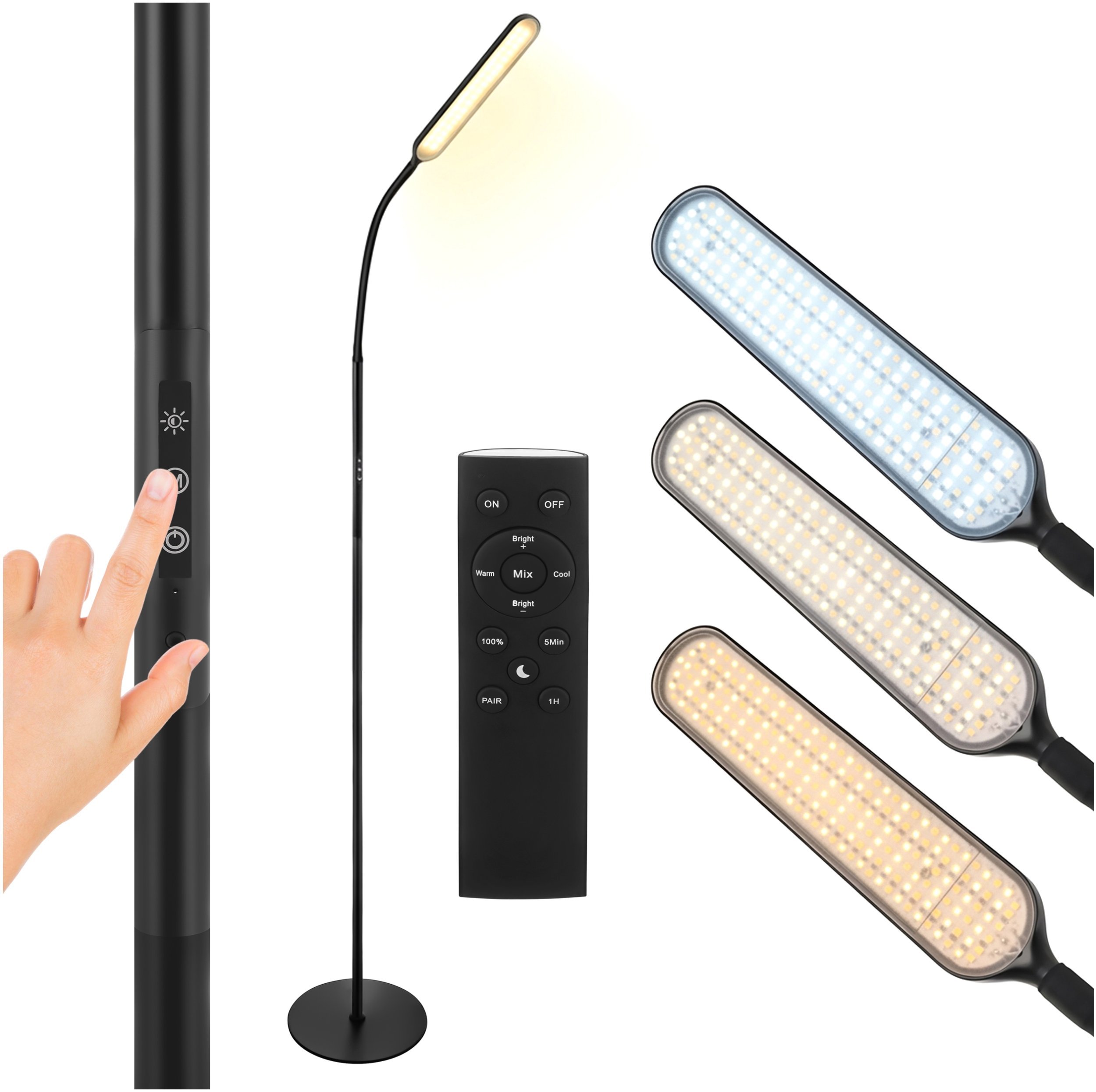 Lampa podłogowa Izoxis Lampa podogowa LED 180cm Izoxis 26885