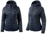 Kurtki damskie - Kurtka Damska Hi-tec Lady Nahia Pikowana Zimowa Sportowa Czarny Rozmiar XL - miniaturka - grafika 1