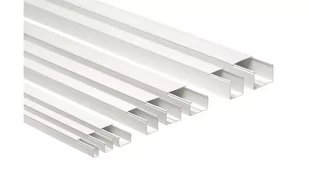 ElettroCanali Kanał kablowy z pokrywą CP 100x80 biały /2m/ ECCP10080B ECCP10080B - Kanały kablowe - miniaturka - grafika 1
