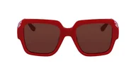 Okulary przeciwsłoneczne - KARL LAGERFELD KL6104SR Okulary przeciwsłoneczne, czerwone, jeden rozmiar dla kobiet, Czerwona, rozmiar uniwersalny - miniaturka - grafika 1