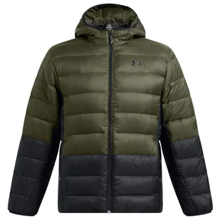 Kurtka męska Under Armour Legend Down Hooded Jacket Rozmiar: L / Kolor: zielony/czarny - Kurtki męskie - miniaturka - grafika 1