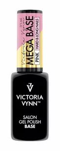 Victoria Vynn Mega Base Pink 8ml - Lakiery hybrydowe - miniaturka - grafika 1