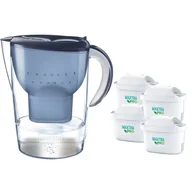 Dzbanki filtrujące - Dzbanek filtrujacy Brita Marella + 4 filtry MAXTRA PRO Pure Performance niebieski - miniaturka - grafika 1