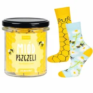 Skarpetki damskie - Skarpetki damskie SOXO GOOD STUFF miód w słoiku - 35–40 - miniaturka - grafika 1