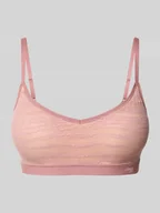 Biustonosze - Biustonosz typu bralette z obszyciem z koronki - miniaturka - grafika 1