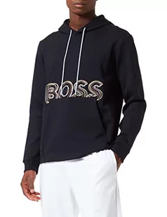 BOSS Męska bluza z kapturem, Dark Blue402., XL - Bluzy męskie - miniaturka - grafika 1