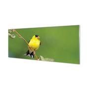 Dekoracje domu - Nowoczesny panel szklany Żółta papuga 125x50 cm - miniaturka - grafika 1