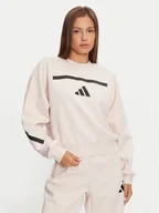 Bluzy damskie - adidas Bluza Z.N.E. JF4783 Różowy Loose Fit - miniaturka - grafika 1