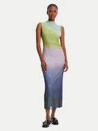 Sukienki - Desigual Sukienka koktajlowa Lola 25WWVK18 Kolorowy Slim Fit - miniaturka - grafika 1