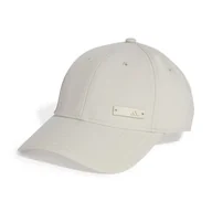 Czapki damskie - Czapka z daszkiem ADIDAS BB CAP LT MET JF8487 – Beżowy - miniaturka - grafika 1