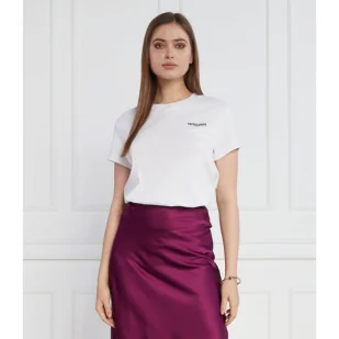 Patrizia Pepe T-shirt | Regular Fit - Koszulki i topy damskie - miniaturka - grafika 1