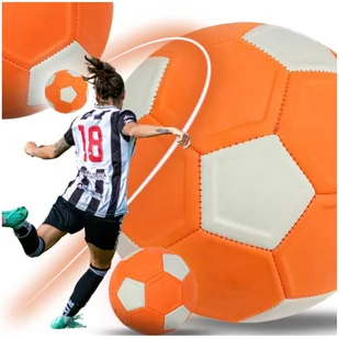 Piłka nożna do nogi z efektem skrętu neonowa wyprofilowana curve sportowa 5 - Piłka nożna Piłka nożna do nogi z efektem skrętu neonowa wyprofilowana curve sportowa 5 - Piłka nożna - miniaturka - grafika 1